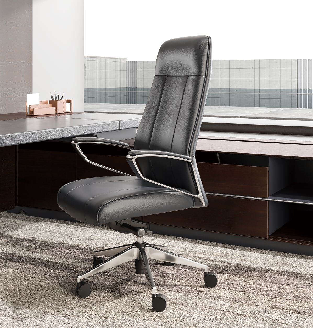 Calm executive chair